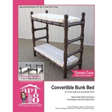 Convertible Bunk Bed: Intermediate-Level PVC Project for 18-Inch Dolls Paperback, Createspace Independent Publishing Platform