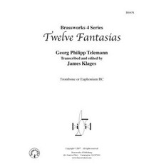 Twelve Fantasias: For Euphonium Paperback, Createspace Independent Publishing Platform