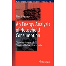 An Energy Analysis of Household Consumption: Changing Patterns of Direct and Indirect Use in India Hardcover, Springer