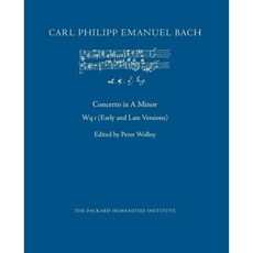 Concerto in a Minor Wq 1 Paperback, Createspace Independent Publishing Platform
