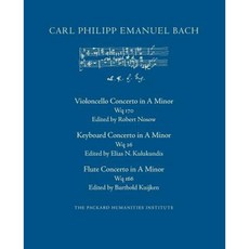 Concerto in a Minor Wq 170 26 166 Paperback, Createspace Independent Publishing Platform