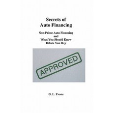 Secrets of Auto Financing: Non-Prime Auto Financing and What You Should Know Before You Buy Paperback, Createspace Independent Publishing Platform