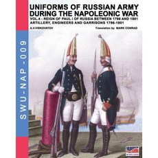 Uniforms of Russian Army During the Napoleonic War Vol.4: Artillery Engineers and Garrisons 1796-1801 Paperback, Soldiershop