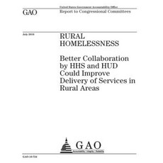 Rural Homelessness: Better Collaboration by HHS and HUD Paperback, Createspace Independent Publishing Platform