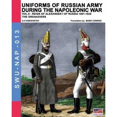Uniforms of Russian Army During the Napoleonic War Vol.8: Army Infantry: Grenadier's Regiments 1801-1825 Paperback, Soldiershop