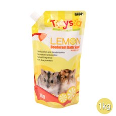 초록끈 K.J.PET 햄스터모래 레몬향, 1kg, 1개