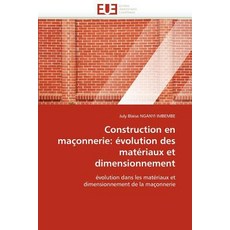 Construction En Maconnerie: Evolution Des Materiaux Et Dimensionnement Paperback, Univ Europeenne