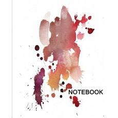Notebook: 8" X 10 " for Writing Journaling & Notes 100 Pages Watercolor (1) [Classic Notebook] Paperback, Createspace Independent Publishing Platform