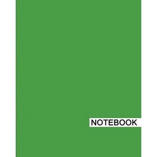 Notebook: 8" X 10 " for Writing Journaling & Notes 100 Pages Solid (Green) [Classic Notebook] Paperback, Createspace Independent Publishing Platform