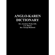 Anglo-Karen Dictionary Paperback, Benediction Classics