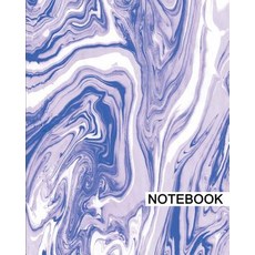 Notebook: 8" X 10 " for Writing Journaling & Notes 100 Pages Swirl (Blue) [Classic Notebook] Paperback, Createspace Independent Publishing Platform