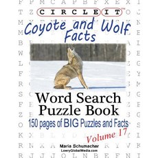 Circle It Coyote and Wolf Facts Word Search Puzzle Book Paperback, Lowry Global Media LLC