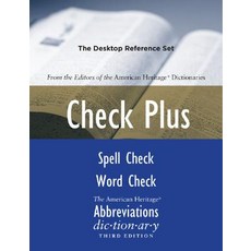 Check Plus: The Desktop Reference Set Boxed Set, Houghton Mifflin