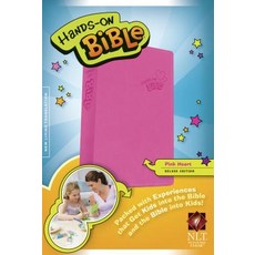 Hands-On Bible-NLT-Pink Heart Imitation Leather, Tyndale House Publishers