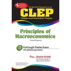 CLEP Principles of Macroeconomics [With CDROM] Paperback, Research & Education Association