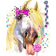 Christina: Personalized Notebook Journal Diary 105 Lined Pages Large Size Book 8 1/2" X 11" Paperback, Createspace Independent Publishing Platform