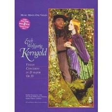 Korngold - Violin Concerto in D Major Op. 35: Deluxe 2-CD Set Paperback, Music Minus One