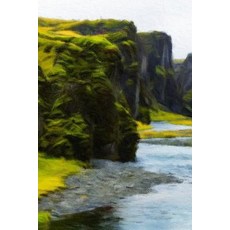 Iceland's Cliffs - Blank Notebook: 101 Pages 6 X 9 Journal Soft Cover Paperback, Createspace Independent Publishing Platform