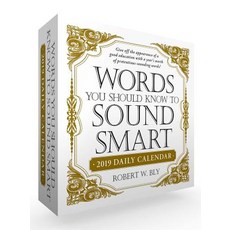 Words You Should Know to Sound Smart 2019 Daily Calendar Other, Adams Media Corporation