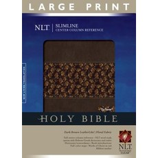Slimline Reference Bible-NLT-Large Print Center Column Reference Imitation Leather, Tyndale House Publishers