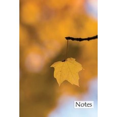 Notes: Fall Leaf 6" X 9 " Lined Journal Blank Book Notebook Durable Cover 100 Pages for Writing Paperback, Createspace Independent Publishing Platform