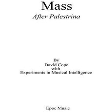 Mass: After Palestrina Paperback, Createspace Independent Publishing Platform