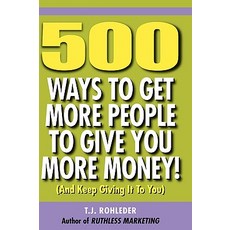 500 Ways to Get More People to Give You More Money! Hardcover, Club-20 International