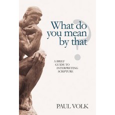 What Do You Mean by That?: A Brief Guide to Interpreting Scripture Paperback, Createspace Independent Publishing Platform