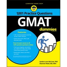 1 001 GMAT Practice Questions for Dummies Paperback