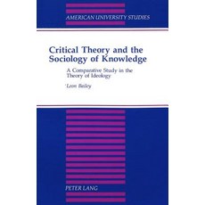 Critical Theory and the Sociology of Knowledge: A Comparative Study in the Theory of Ideology Paperback, Peter Lang Gmbh, Internationaler Verlag Der W