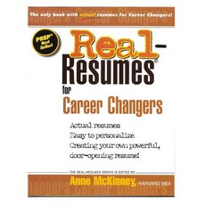 Real-Resumes for Career Changers Paperback, Createspace