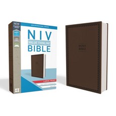 NIV Value Thinline Bible Large Print Imitation Leather Brown Imitation Leather, Zondervan