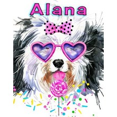 Alana: Personalized Journal Notebook Diary 105 Lined Pages Large Size Book 8 1/2" X 11" Paperback, Createspace Independent Publishing Platform