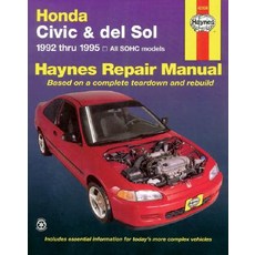 Honda Civic and del Sol 1992-1995 Paperback, Haynes Manuals