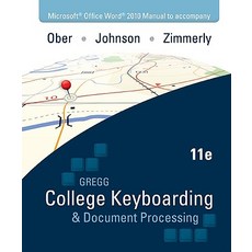 Ober: Kit 2: (Lessons 61-120) W/ Word 2010 Manual [With Software Registration Card and 2 Paperbacks and Easel] Other, McGraw-Hill Education