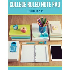 College Ruled Note Pad - 1 Subject Paperback, Speedy Publishing LLC