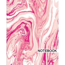 Notebook: 8" X 10 " for Writing Journaling & Notes 100 Pages Swirl (Pink) [Classic Notebook] Paperback, Createspace Independent Publishing Platform