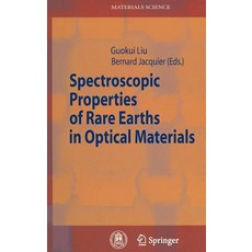 Spectroscopic Properties of Rare Earths in Optical Materials Hardcover, Springer