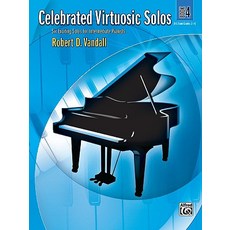 Celebrated Virtuosic Solos Bk 4: Six Exciting Solos for Intermediate Pianists Paperback, Alfred Music