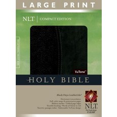 Large Print Compact Bible-NLT Imitation Leather, Tyndale House Publishers
