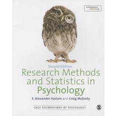 Research Methods and Statistics in Psychology Paperback, Sage Publications Ltd