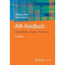 Ava-Handbuch: Ausschreibung - Vergabe - Abrechnung Paperback, Springer Vieweg