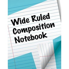Wide Ruled Composition Notebook Paperback, Dot Edu