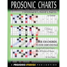 Fretboard Chord Charts for Guitar Paperback, Prosonic Studios, LLC