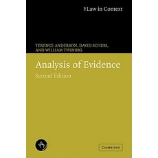 Analysis of Evidence Paperback, Cambridge University Press Cambridge University Press