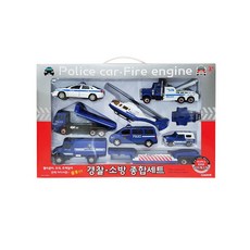 웰리 경찰차 종합세트 6종 미니카, 1개