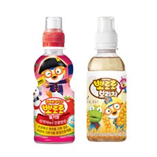 팔도 뽀로로보리차12펫+뽀로로딸기맛12펫 총24펫 어린이음료 220ml, 24개