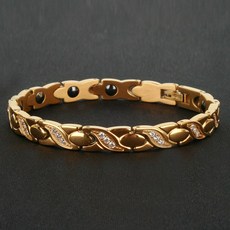 장바9니 정품 99% 게르마늄팔찌 골드 건강팔찌, 1개