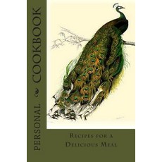 Personal Cookbook Recipes for a Delicious Meal: Blank Cookbook Formatted for Your Menu Choices Peacock..., Createspace Independent Publishing Platform