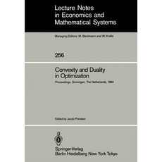 Convexity and Duality in Optimization: Proceedings of the Symposium on Convexity and Duality in Optimi..., Springer